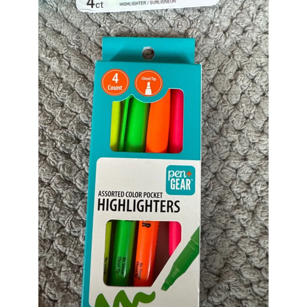 Sharpie and Pen+Gear Highlighter and Permanent Marker Bundle 5 Packs Total